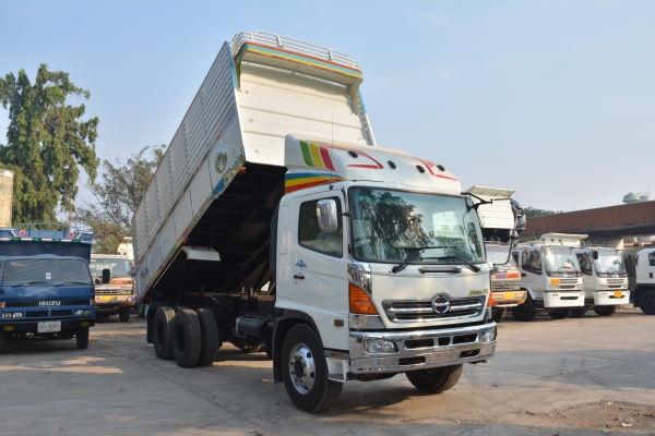 HINO FL 260 hp กระบะดั้มเกษตรอลูมิเนียม