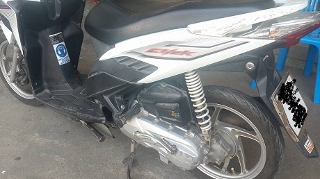 ขายฮอนด้าคลิ๊ก 110i ปี 51 สีขาว