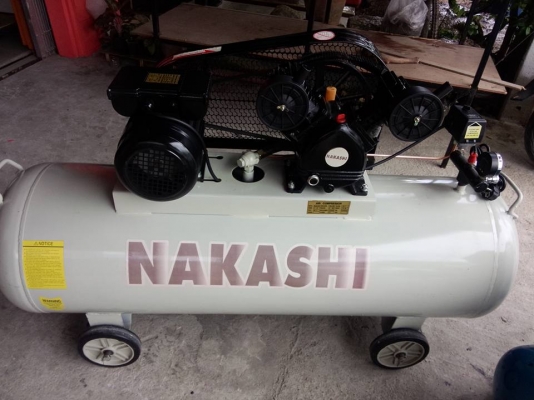 ปั๊มลม Nakashi 2สูบ มอเตอร์2แรง 165ลิตร