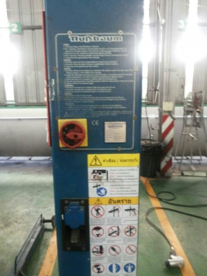 ขายลิฟท์ยกรถยนต์  NUSSBAUM 3.5 ตัน คานบน