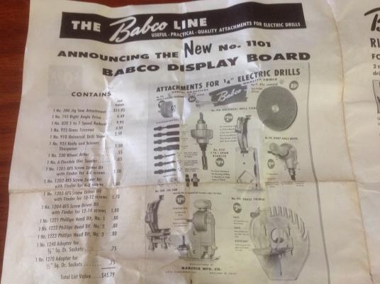 ขายชุดเครื่องมือ Vintage Babco 3 ชิ้น