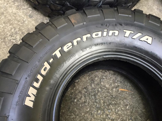 ขาย BF km2 315x75x16 เทียบเท่า35นิ้ว แก้มสวย ไม่เคยปะ 4เส้น11,000