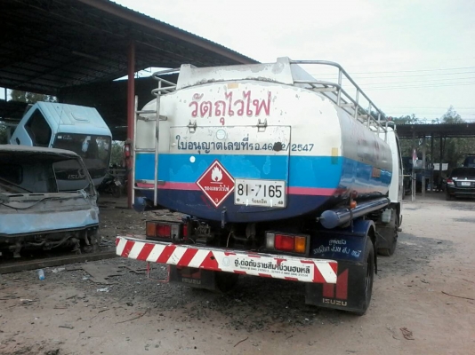 รถน้ำมัน ISUZU. 130. ปี  50เทอโบ  สองหัวจ่าย  พวงมาลัยเพาเวอร์  เครื่องดี  ครัชชีสวย  พร้อมใช้งาน