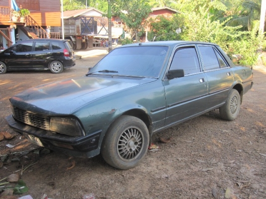 ขายเก๋งเปอร์โย505เครื่องโตยต้า2Cไม่ได้เเจ้งลงเล่ม