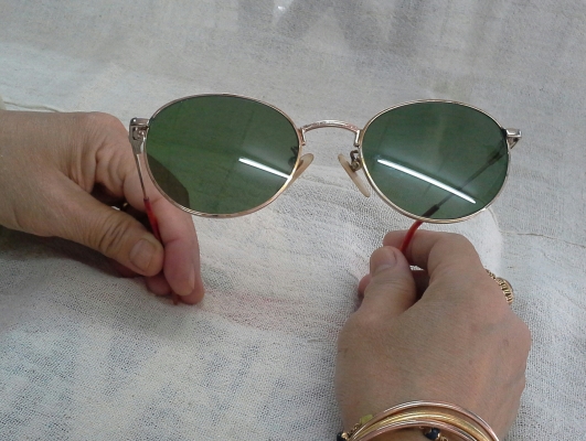 แว่นตาวินเทจสุดคลาสสิคทรงหยดน้ำ YOUNG Charmant made in Japan
