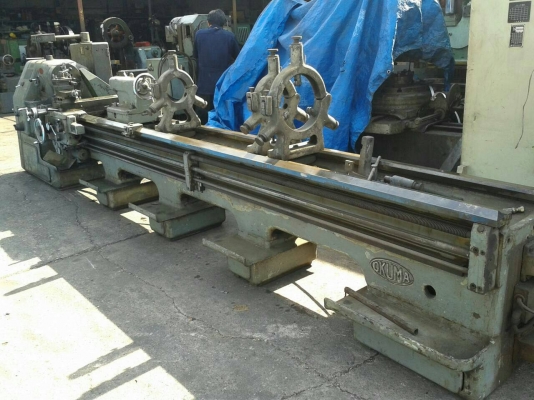ขายเครื่องกลึง4เมตร3เพลาเบรคไฟฟ้าของญี่ปุ่นพร้อมใช้ให้สามขา3อันสี่จับ3จับครบ ขายเครื่องกลึง4เมตร3เพลาเบรคไฟฟ้าของญี่ปุ่นพร้อมใช้ให้สามขา3อันสี่จับ3จับครบ