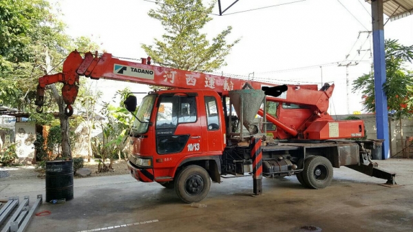 ขาย รถเครน TADANO 7 ตัน 6 ล้อ คัสซี+เครื่อง+ช่วงล่าง HINO รถพร้อมใช้ เอกสารใบอินวอยซ์