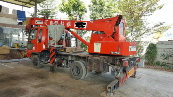 ขาย รถเครน TADANO 7 ตัน 6 ล้อ คัสซี+เครื่อง+ช่วงล่าง HINO รถพร้อมใช้ เอกสารใบอินวอยซ์
