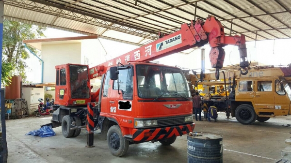 ขาย รถเครน TADANO 7 ตัน 6 ล้อ คัสซี+เครื่อง+ช่วงล่าง HINO รถพร้อมใช้ เอกสารใบอินวอยซ์