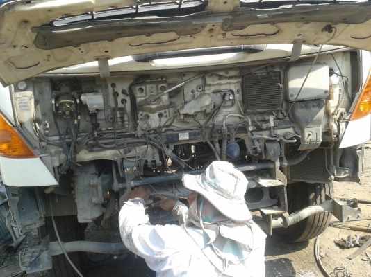 HINO MECA สภาพสวยครับ อุปกรณ์ครบ สายเกียร์ สายไฟยาวถึงครัชซี พร้อมไมล์ กันชน ไฟหน้า