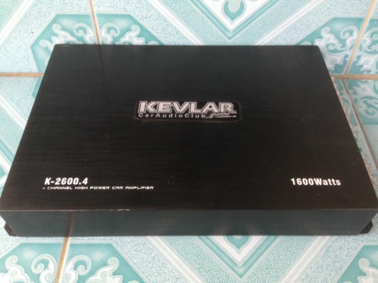แอมป์4chคลาสเอบี KEVLAR มือสองสภาพสวยเดิม ใช้งานปกติ ขับกลางแหลมเสียงดี ขาย 1350 บาท  มือสองใช้งานปกติ มีวีดีโอเทสหน้าเฟสผม สนใจ0892425454 อยู่สระบุรีส่งได้