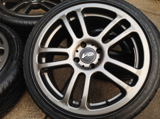 ล้อแท้ Japan ขอบ17 สภาพสวย พร้อมยาง ราคาไม่แพง