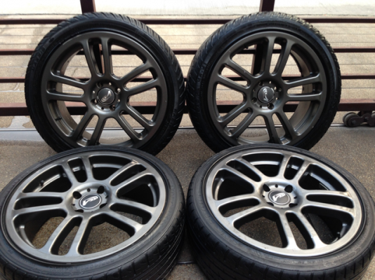 ล้อแท้ Japan ขอบ17 สภาพสวย พร้อมยาง ราคาไม่แพง