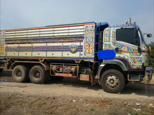 ขายรถสิบล้อดั้มแม่ลูก ISUZU  360 HP ปี 53 ลูก 3 คานหัวบางยางดีคัชซีสวยรถสวยพร้อมใช้เอกสารพร้อมโอนราคา 2,435,000 090-772-3710 090-772-3708