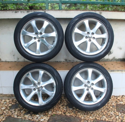 ล้อแม๊คใส่รถ โตโยต้า wish พร้อมยางขอบ 17