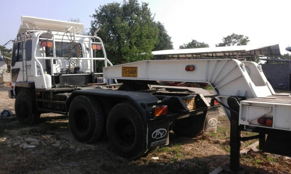 ขายหัวลากMITSU FUSO EURO 1 TURBO 225 แรงหางโลเบดบรรทุกรถแบคโฮ