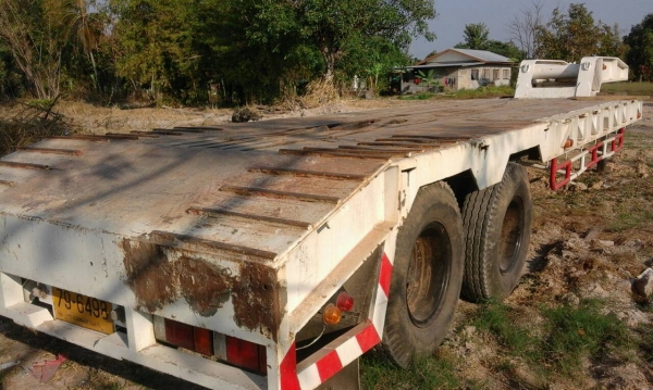 ขายหัวลากMITSU FUSO EURO 1 TURBO 225 แรงหางโลเบดบรรทุกรถแบคโฮ