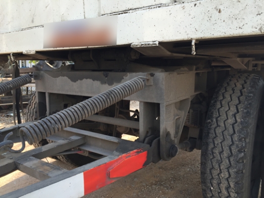 ขายลูกพ่วง 3 เพลาแท้ ไม่ดั้ม อู่พนัส กระบะเหล็กคอกสูง ปี 56 สภาพสวย ยาว 7 เมตร