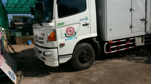 ขาย 6ล้อ ตู้แห้ง Hino series 500 ปี57 เครื่อง 175 ช่วงยาว 6.5 เมตร