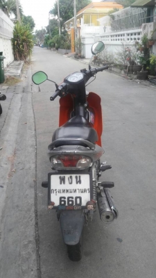 ขาย YAMAHA SPARK Z ปี 47 สตาร์ทมือ สภาพเดิมๆ เครื่องดี ภายนอกมีรอยล้มด้านซ้าย ภาษีขาด 1 ปี เล่มพร้อมชุดโอน