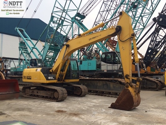 SUMITOMO SH200-5 6xxxชม. ปี2010 ใบ70 รถเก่าญี่ปุ่นไม่เคยใช้งานในไทยครับ