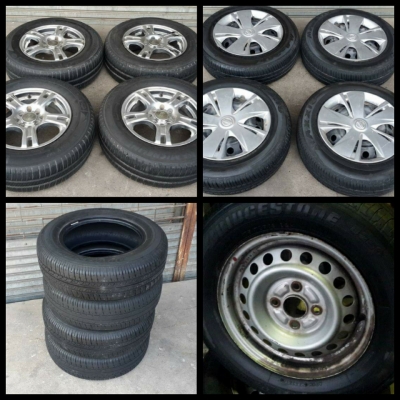 ขายเหมายกกอง 4ชุด ล้อขอบ 13-14 ทั้งหมด 4,500 บาท