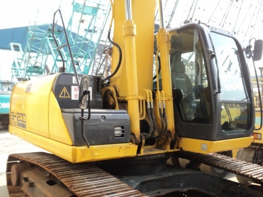 Sumitomo SH200-5 เก่านอก ปี 2012 สภาพดี มาเต็ม สนใจติดต่อ 098-246-3778 , 089-062-8275 น๊อคครับ Line id: nock604