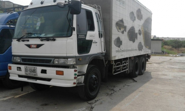 สิบล้อ ฮีโน่ FL1J 220ปึ46 เพเดียว บรรทุกตู้ ช่วงยาว6.50ม สภาพดีสวยบางเดิม ทะเบียนพร้อมโอน