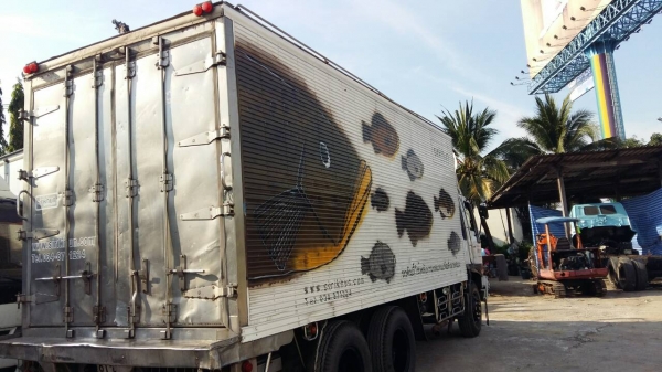 สิบล้อ ฮีโน่ FL1J 220ปึ46 เพเดียว บรรทุกตู้ ช่วงยาว6.50ม สภาพดีสวยบางเดิม ทะเบียนพร้อมโอน