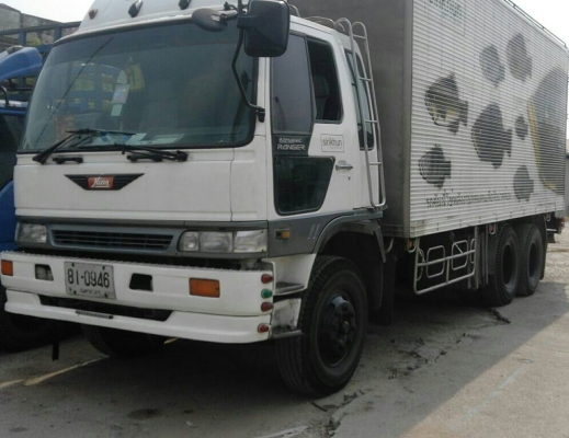 สิบล้อ ฮีโน่ FL1J 220ปึ46 เพเดียว บรรทุกตู้ ช่วงยาว6.50ม สภาพดีสวยบางเดิม ทะเบียนพร้อมโอน