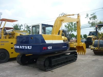 รถขุด Komatsu PC120-3 รถเก่านอก สภาพพร้อมใช้งาน ตรวจเช็คระบบใหทั้งคันก่อนปล่อย