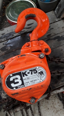 รอกโซ่ตราช้าง K-75(3ตัน)