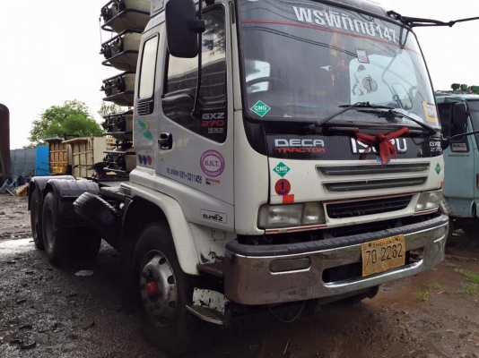 ขาย 10 ล้อหัวลาก ISUZU DECA GXZ 270 แรง 6SD1 รถสวยพร้อมใช้ ติด CNG เครื่องสวย 730000 086-6642-442