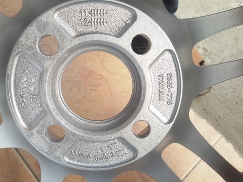 ขายล้อRPF1 ขอบ17 4รู100  กว้าง7.5  ET42  4 ล้อ