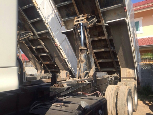 ขายดาวน์รถบรรทุก 10 ล้อดัมพ์ HINO MEGA 344 แรงม้าปี 2556 ไมล์ 13000 กม.ขายดาวน์ 950000