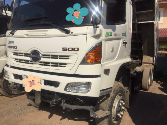 ขายดาวน์รถบรรทุก 10 ล้อดัมพ์ HINO MEGA 344 แรงม้าปี 2556 ไมล์ 13000 กม.ขายดาวน์ 950000