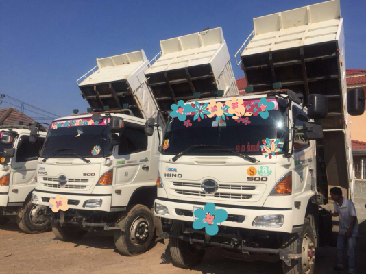 ขายดาวน์รถบรรทุก 10 ล้อดัมพ์ HINO MEGA 344 แรงม้าปี 2556 ไมล์ 13000 กม.ขายดาวน์ 950000