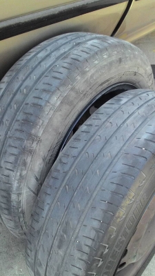 กะทะ 4 รู ขอบ14 พร้อมยาง 165/185/65R14 ชุด 4 ล้อ tel.081-427-3941 ไอดีไลน์ autobot107
