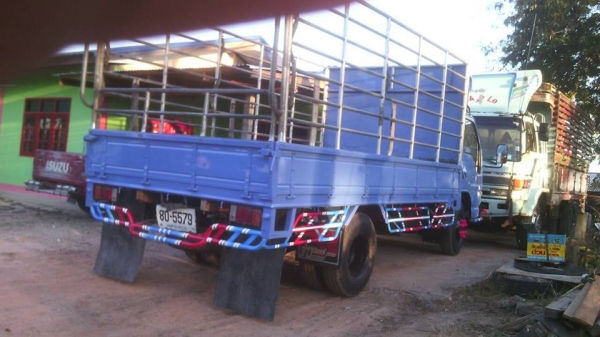 ขายอีซูซุ NQR150 ปี48 กระบะยาว4.30เมตร แชชซีใหญ่เครื่องเดิม มีคอกบรรทุกเสริมข้าง พร้อมวิ่งงาน
