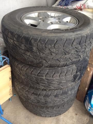 ขายล้อเดิมดีแม็ก 15 นิ้ว พร้อมยาง 235 70 15