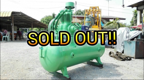 ==== SOLD ==== เครื่องปั้มลม Champion USA. ขนาด 5 HP. 300 L. 380V. สภาพสวย สด ใหม่ พร้อมใช้งาน