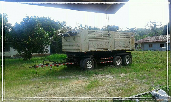 ขายดาวน์รถบรรทุก 22 ล้อพ่วงแม่ลูกดัมพ์ ISUZU DECA 360 แรงม้าปี 2556 ลูกพ่วงสามมิตร 3 เพลา ขายดาวน์ 1300000