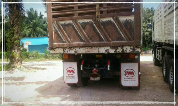ขายดาวน์รถบรรทุก 22 ล้อพ่วงแม่ลูกดัมพ์ ISUZU DECA 360 แรงม้าปี 2556 ลูกพ่วงสามมิตร 3 เพลา ขายดาวน์ 1300000