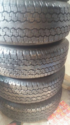 ยาง bridgestone 245 70 46  ปี 14 ชุดล่ะ 8500