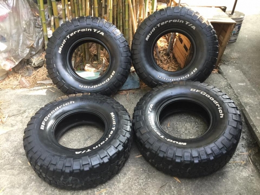 ขาย BF km2 315/75/16 ใช้ได้ปกติ ไม่เคยปะ4เส้น 9,500