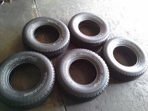 Yokohama AT 265/70/16 ปี10 สภาพดี มี 5เส้น