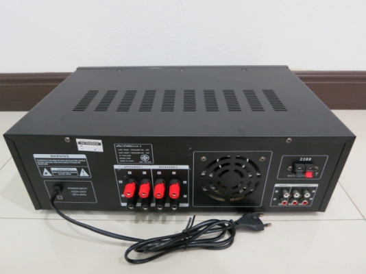 เพาเวอร์มิกเซอร์ ยี่ห้อ SUKE รุ่น 2288 ของใหม่ อีคิวในตัว วิทยุได้ เสียบเมมได้ ไมค์ 4ช่อง