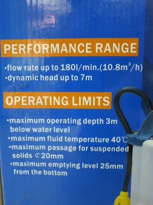 ปั๊มจุ่มน้ำแบบมีลูกลอย สำหรับน้ำสกปรก ของใหม่ LUCKY PRO รุ่น POP VORTEX Series