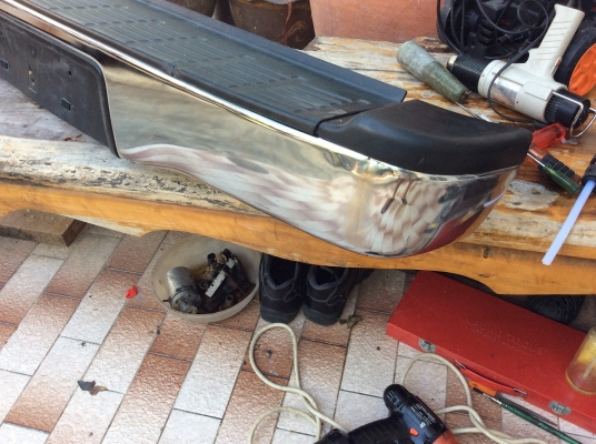 ขายกันชนวีโก้ แสตนเลสแท้ สภาพดี