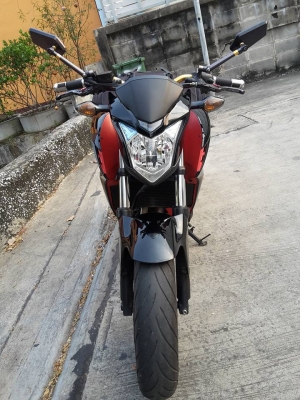ขายครับ! CB500F สีดำ 135000 ปี 2013 เคลือบแก้ว พร้อมของแต่งรอบคัน